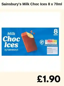 Sainsbury's Sainsbury's Milk Choc Ices offer
