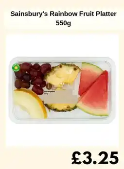 Sainsbury's Sainsbury's Rainbow Fruit Platter offer