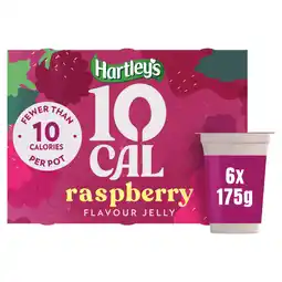Asda Hartley's 10 Cal Raspberry Flavour Jelly Pots 6 x 175g (1.05kg) offer