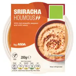 Asda ASDA Sriracha Houmous 200g offer