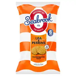 Iceland Seabrook Lea & Perrins Worcestershire Sauce Flavour 6 x 25g offer