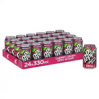 Iceland Dr Pepper Zero Cherry Crush 24 x 330ml offer