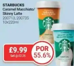 Bestway STARBUCKS Caramel Macchiato/ Skinny Latte offer