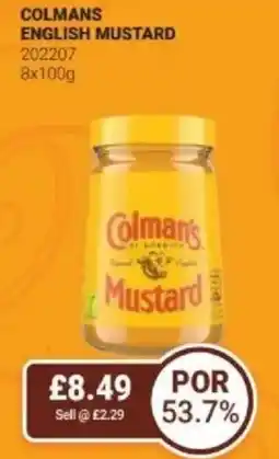 Bestway Colmans english mustard offer