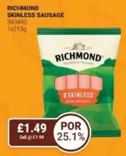 Bestway Richmond skinless sausage offer