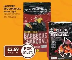 Bestway Homefire bbq charcoal instant light offer