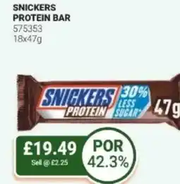 Bestway Snickers protein bar offer