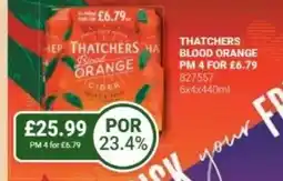 Bestway Thatchers blood orange offer