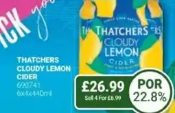 Bestway Thatchers cloudy lemon cider offer