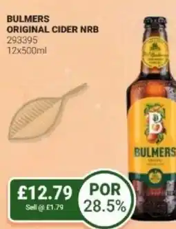 Bestway BULMERS Original cider nrb offer