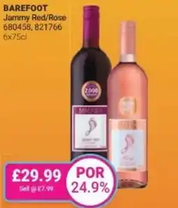 Bestway BAREFOOT Jammy Red/Rose offer
