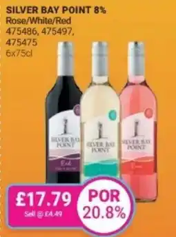 Bestway Silver bay point 8% rose/white/red offer