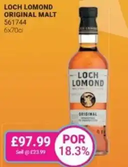 Bestway Loch lomond original malt offer