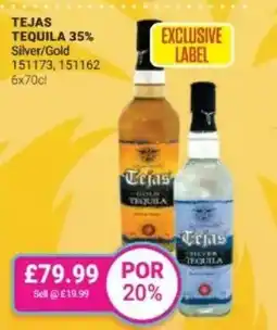 Bestway TEJAS TEQUILA 35% Silver/Gold offer