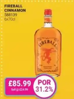 Bestway Fireball cinnamon offer