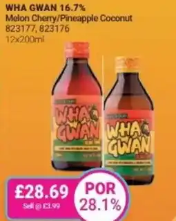 Bestway WHA GWAN 16.7% Melon Cherry/Pineapple Coconut offer
