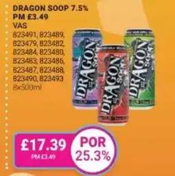 Bestway Dragon soop 7.5% offer