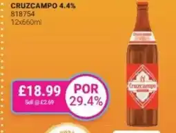 Bestway CRUZCAMPO 4.4% offer
