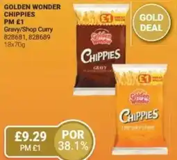 Bestway Golden wonder chippies Gravy/Shop Curry offer