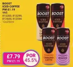 Bestway BOOST Iced coffee offer
