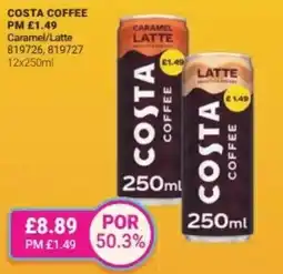 Bestway COSTA COFFEE Caramel/Latte offer