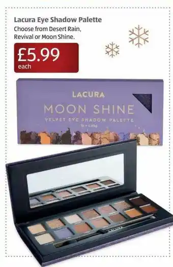 Aldi Lacura Eye Shadow Palette offer