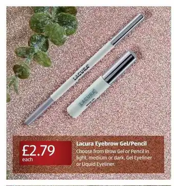 Aldi Lacura Eyebrow Gel Pencil offer