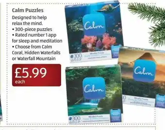 Aldi Calm Puzzles offer