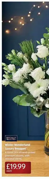 Aldi Winter Wonderland Luxury Bouquet offer