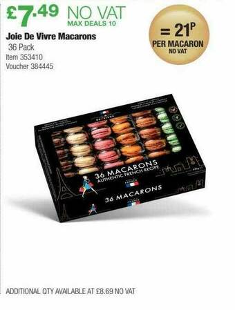Costco Joie De Vivre Macarons offer