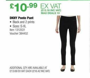 Costco Dkny Ponte Pant offer