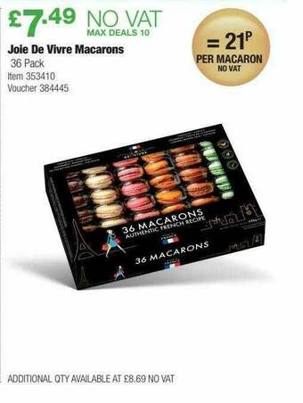 Costco Joie De Vivre Macarons offer