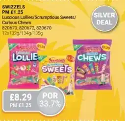 Bestway SWIZZELS Luscious Lollies/Scrumptious Sweets/ Curious Chews offer