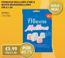 Bestway Princess mallows pink & white marshmallows offer