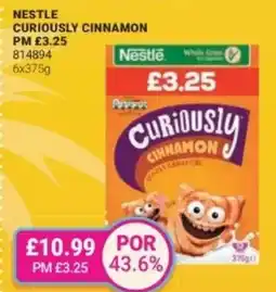 Bestway NESTLE Curiously cinnamon offer