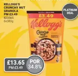 Bestway KELLOGG'S Crunchy nut granola offer