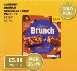 Bestway Cadbury brunch chocolate chip offer