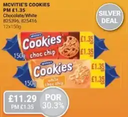 Bestway Mcvitie's cookies Chocolate/White offer