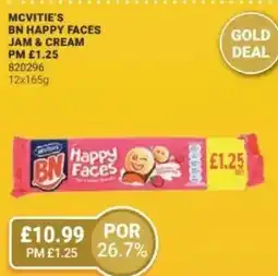 Bestway MCVITIE'S Bn happy faces jam & cream offer