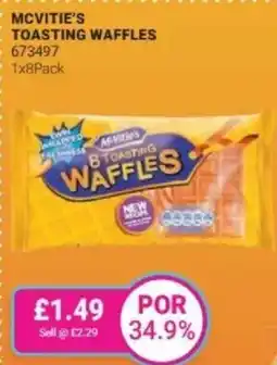 Bestway Mcvitie's toasting waffles offer