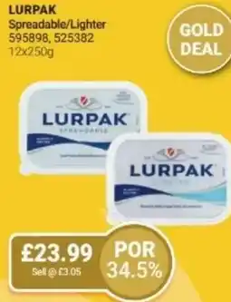 Bestway LURPAK Spreadable/Lighter offer