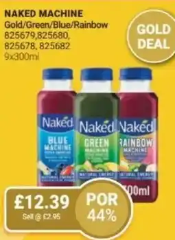 Bestway NAKED MACHINE Gold/Green/Blue/Rainbow offer