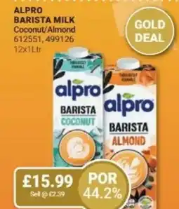 Bestway ALPRO Barista milk Coconut/Almond offer
