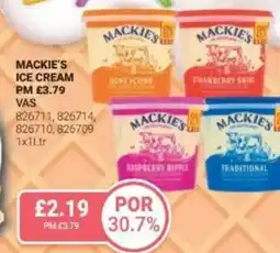 Bestway Mackie's ice cream offer