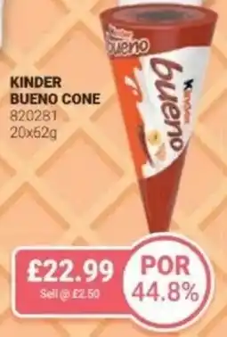 Bestway Kinder bueno cone offer