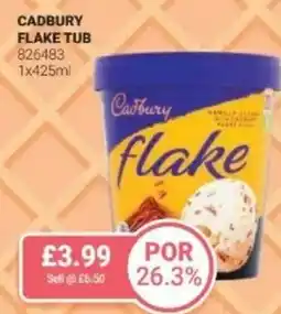 Bestway Cadbury flake tub offer