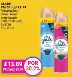 Bestway GLADE Relaxing Zen/ Clean Linen/ Berry Splash offer
