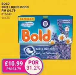 Bestway BOLD 3in1 liquid pods offer