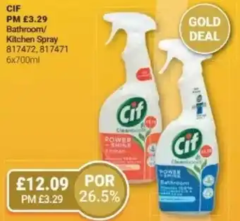 Bestway CIF Bathroom/ Kitchen Spray offer