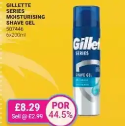 Bestway Gillette series moisturising shave gel offer